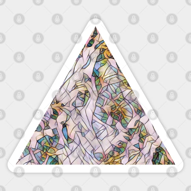 Triangle Mosaic Art Sticker by ZUCCACIYECIBO